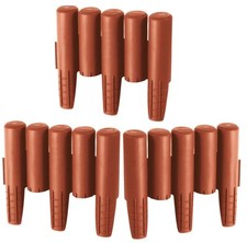 New garden fence edges - garden,