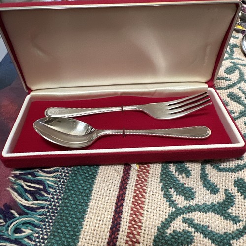 Christening tableware fork - tableware, &