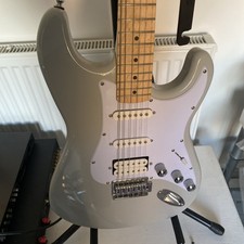 Cool maple neck electric guitar used KRAMER Strat shape