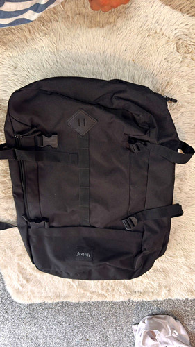 Firetrap black modern backpack - firetrap,
