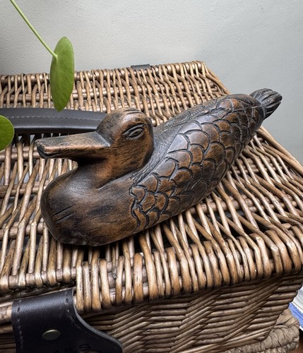 Vintage hand carved wooden - vintage, hand-carved