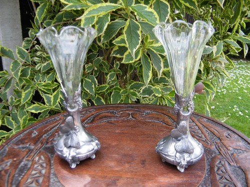 Antique art nouveau pair - art, of