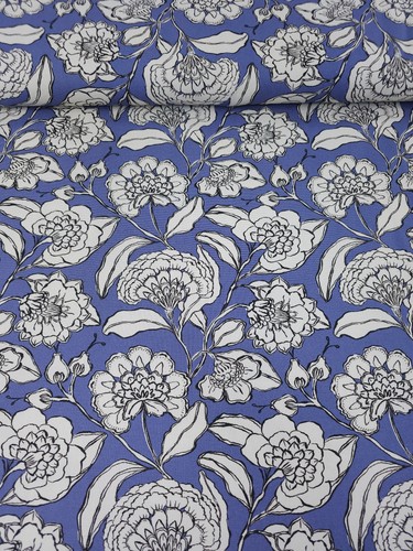 Periwinkle sketch floral - sketch,