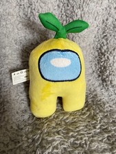Among Us Yellow Sprout Plush Bag Charm