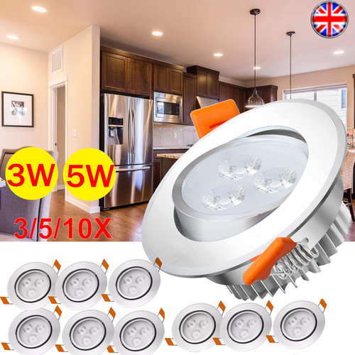 Ultra slim recessed led - 5x,