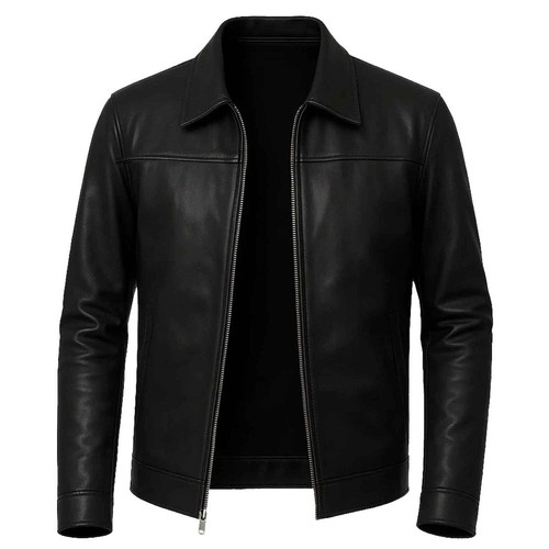 Men black shirt - men's, collar