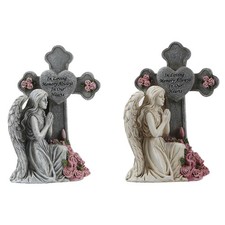 Solar Garden Statue Cross