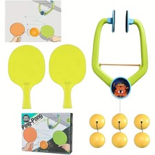 Doorway Ping Pong Table Tennis Set Door Jam Adjustable indoor kids game UK gift