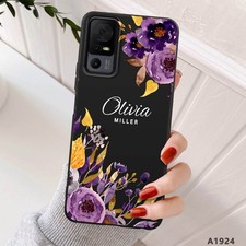 Cover For TCL 501 K33 50 60 SE 50XE 605 Flower Print Custom Soft TPU Phone Case