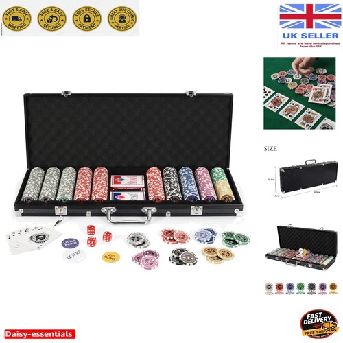 Deluxe 500 piece poker - deluxe, chips