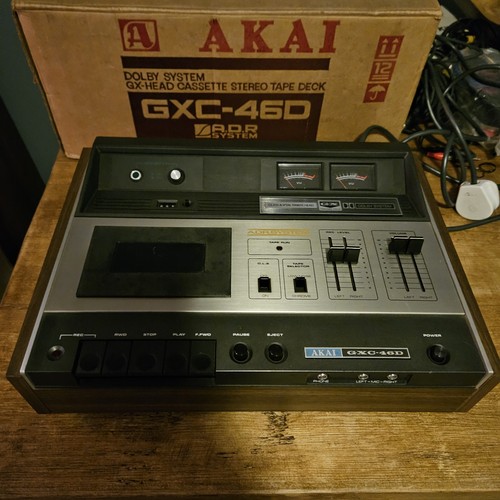 Akai gxc 46d vintage cassette - akai, gxc-46d