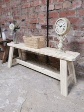 Milking Bench Seat Rustic
