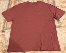 AllSaints Mens T-Shirt Brick