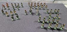 45 Metal lead Wargame Painted Figures Napoleonic War Soldiers 35 mm War Scene