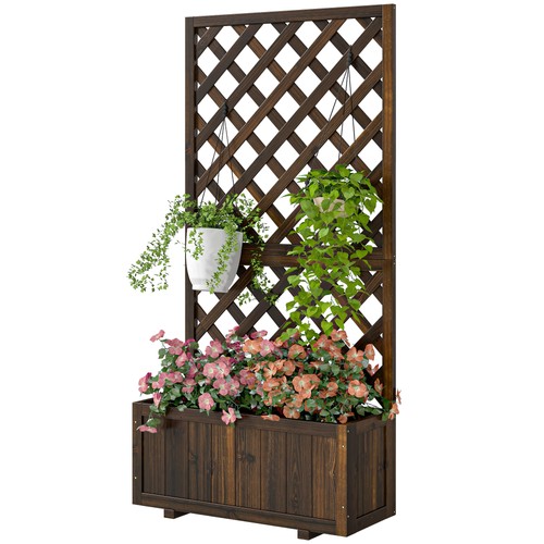 Brown wooden raised - brown,