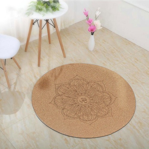 Nonslip meditation mat - mat, round
