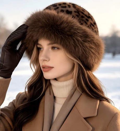 Ladies russian fluffy faux - ladies',