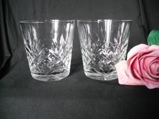 Pair of Vintage  Lead Crystal