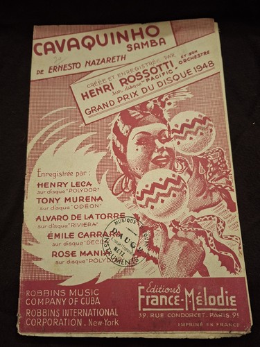 Cavaquinho partition henri - partition,