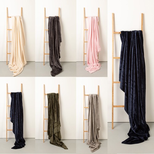 Rydale fleece throw home - fleece, plush