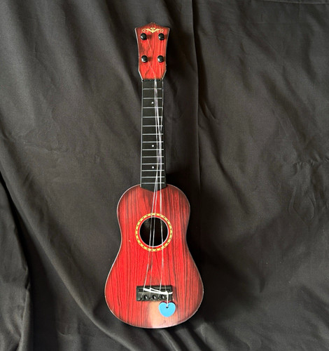 Red soprano string ukulele - soprano, 4-string