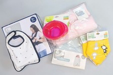 Mothercare Baby Shower Gift Set Newborn Bibs Bowls Carrier Snuggle Pod Brand New