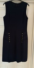 Joseph Navy Shift Dress Size