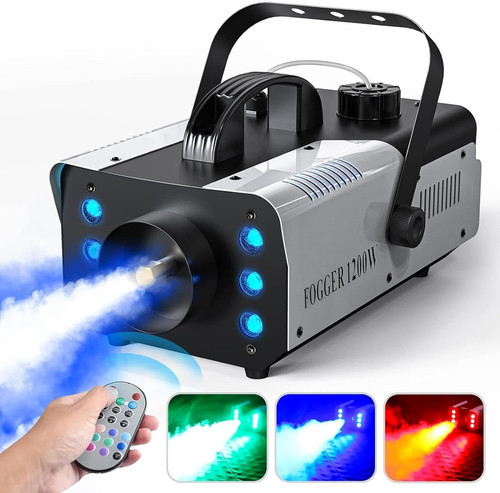 Party fog machine 1200w - machine, rgb