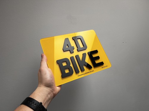 Motor bike number plate - bike,