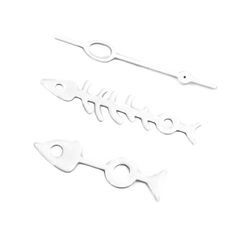 Steel fish bone needles - fish,