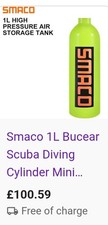 Smaco 1l Dive Cylinder And