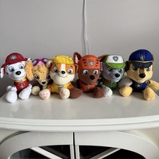 Paw Patrol Soft Toy Plush Teddy Ryder Sky Marshall Everest Rubble Set x 7 bundle