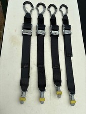 PAIR UNWIN REAR / FRONT WHEELCHAIR RESTRAINTS / CLAMPS TO FIT UNWIN TRACKING