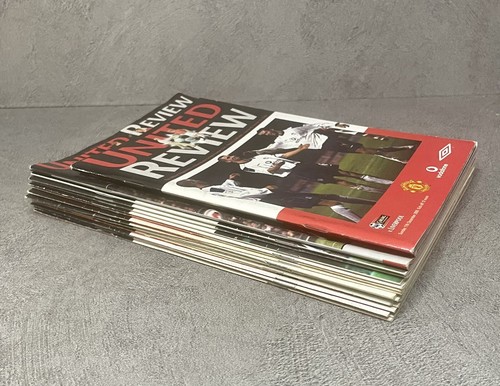 Manchester united programmes - manchester,