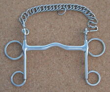Loose Ring Show Ported Pelham - All Sizes -Stainless Steel Horse Bit 
