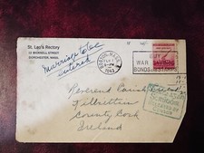 1943 WWII US COVE BOSTON POSTMAR Buy War Savings Bonds and Stamps CANCELED