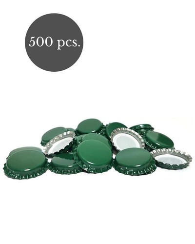 500 dark green - 500, caps