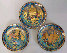 Legends Of The Nile Compton & Woodhouse Decorative Plates x3 Royal Worcester