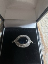 diamond and sapphire ring
