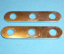 TWO Meccano zinc part 235g