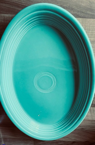 Fiesta ware green oval large - fiesta,