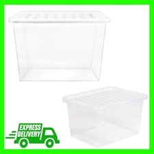 80 Litre Extra Large Clear