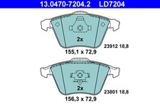 FRONT BRAKE PAD SET DISC BRAKE