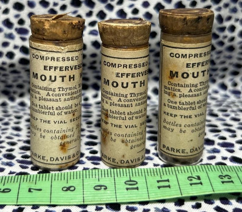 Antique glass vials bottle - glass,
