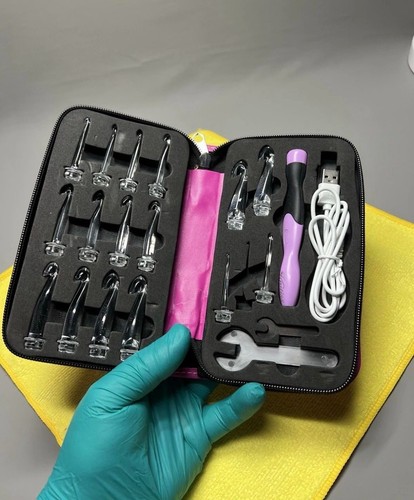 Crochet hooks set with head - set,