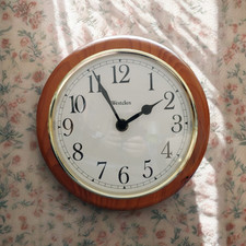 Westclox Wooden Wallclock