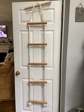 63” Long Wood And Rope