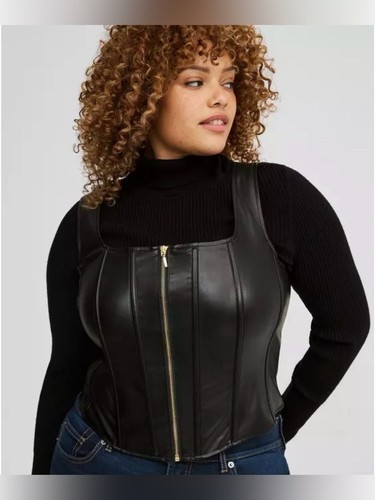 Nwt torrid faux - torrid, frint