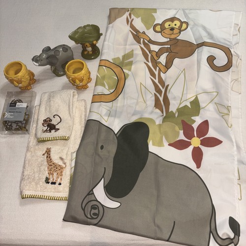 Kids jungle safari bath - safari, 8pc