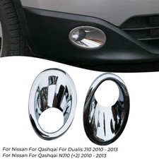 For Nissan Qashqai Dualis J10 NJ10 (+2) 10-13 Front Fog-Light Cover Trim Chrome